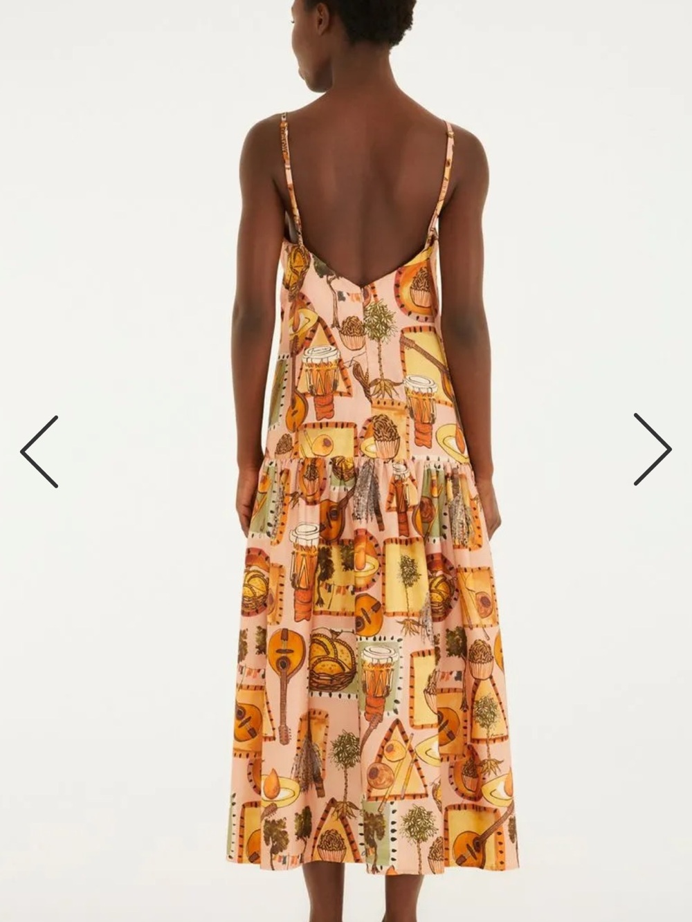 Farm Rio bohemian midi dress drop waist NWT - Picture 5 of 7